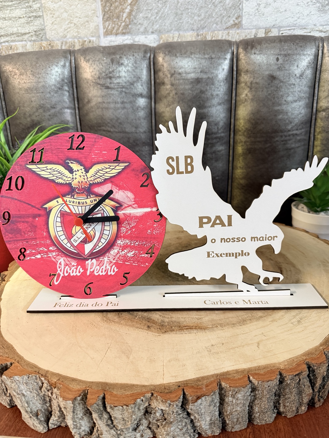 Relógio personalizado do Benfica para o Dia do Pai