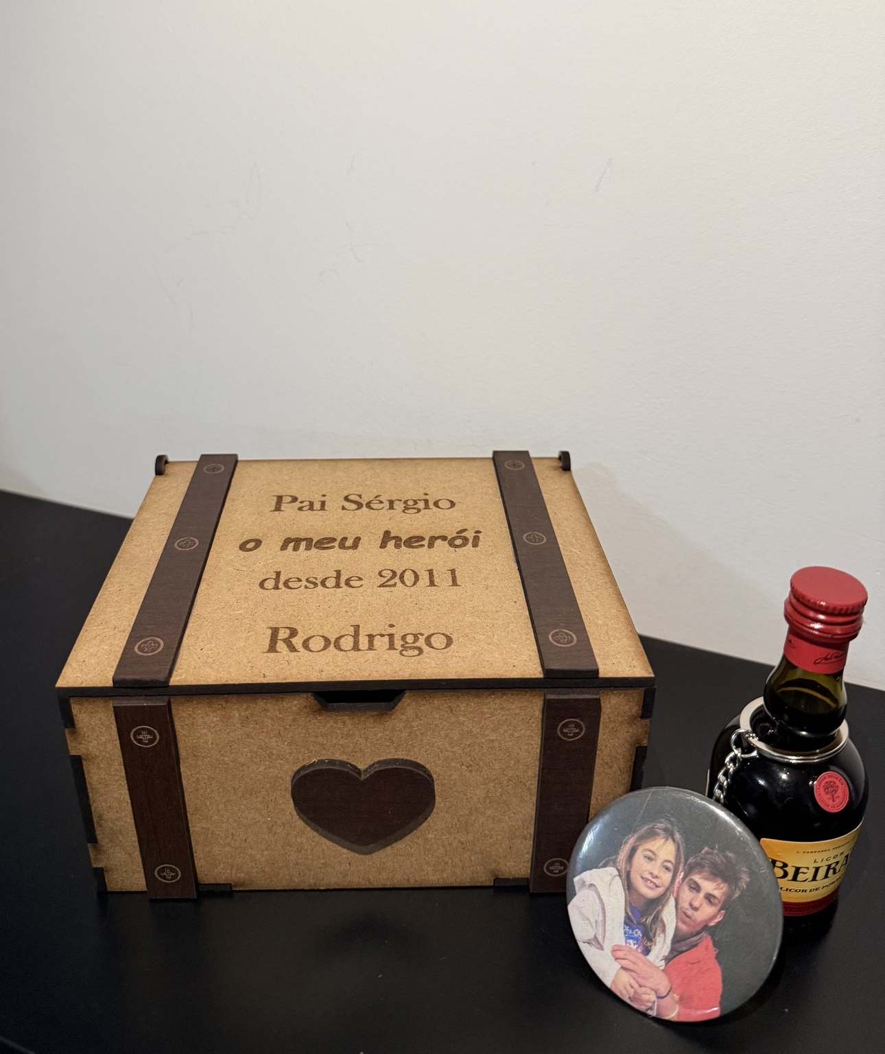 Caixa-presente personalizada para o Dia do Pai